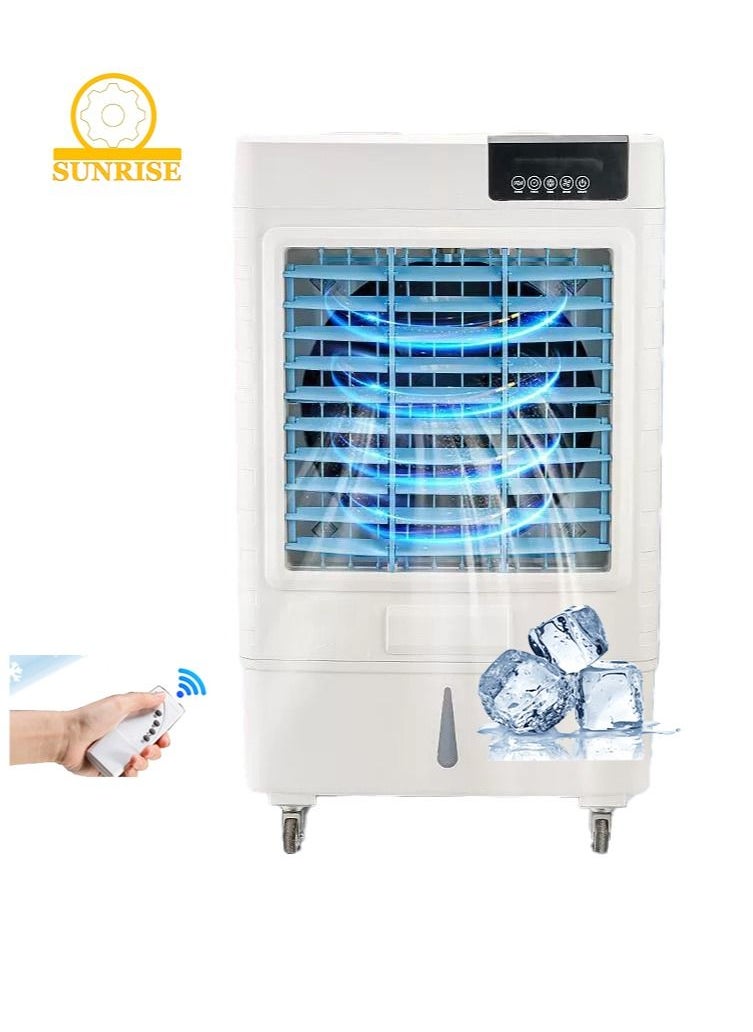 SUNRISE - Commercial Home Air cooler 40L Industrial Heavy duty Air Conditioning Fan, 3-In-1 Evaporative Air Cooler 3 Wind Speeds Outdoor Indoor Use Cooling UP To 45 Sqm - Image 1