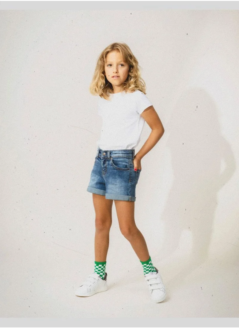 Zippy Zippy Cotton Denim Shorts For Girls