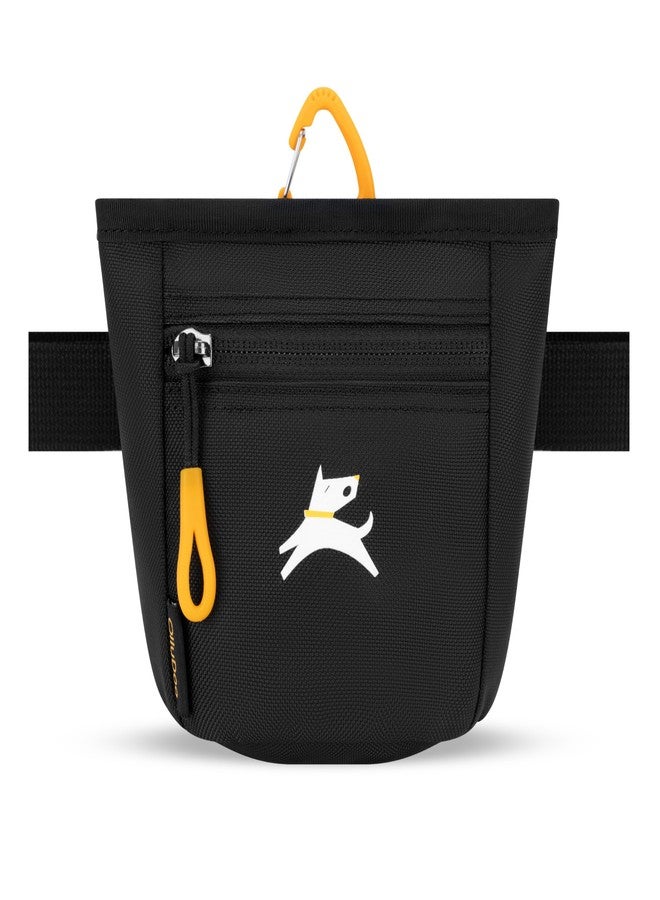 OllyDog حقيبة مكافآت OllyDog Goodie، حقيبة مكافآت الكلاب، مشبك حزام الخصر للتدريب بدون استخدام اليدين، إغلاق مغناطيسي، أدوات تدريب الكلاب وتعديل السلوك، ثلاث طرق للارتداء (Raven S'25) - Image 1