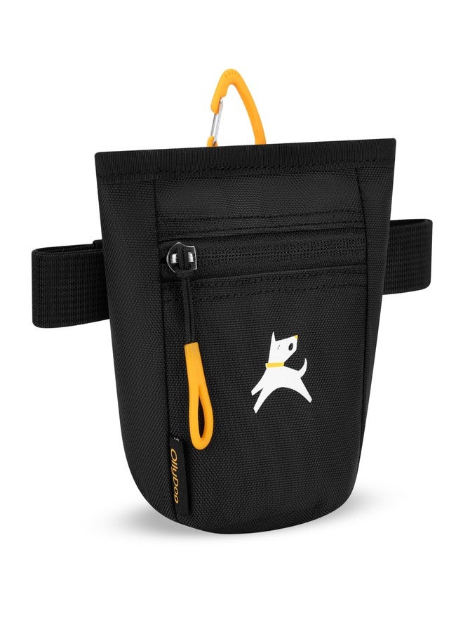 OllyDog حقيبة مكافآت OllyDog Goodie، حقيبة مكافآت الكلاب، مشبك حزام الخصر للتدريب بدون استخدام اليدين، إغلاق مغناطيسي، أدوات تدريب الكلاب وتعديل السلوك، ثلاث طرق للارتداء (Raven S'25) - Image 5