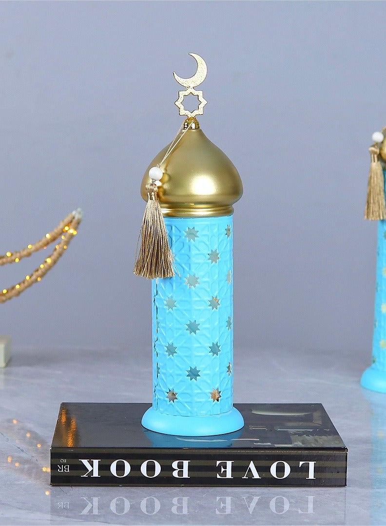 الهدايا مول  فانوس رمضان بإضاءة فاخر – 9×33 سم - Image 2