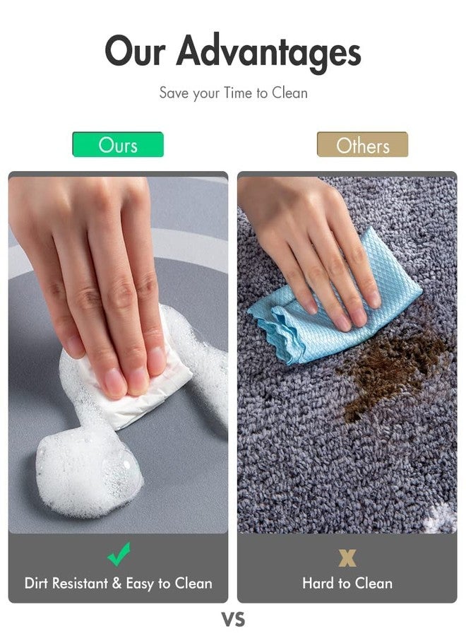 DONDA Water Absorbing Non-Slip Floor mat for Bathroom Kitchen Bedroom Entrance with Water Proof Washable Rubber mat Carpet Rugs for Shower and Tub Floor (Multicolor) (60 x 40 cm) - Image 5