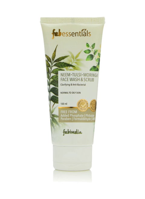 Fabessentials Face Scrub Neem Tulsi Moringa