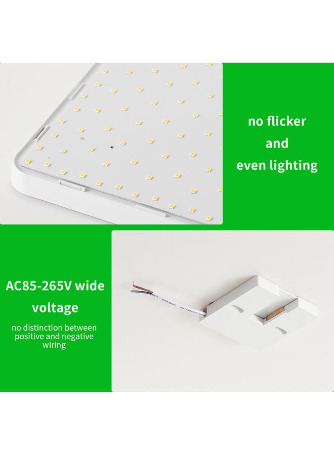 NIBEMINENT LED Ceiling Light Yellow  - Image 4