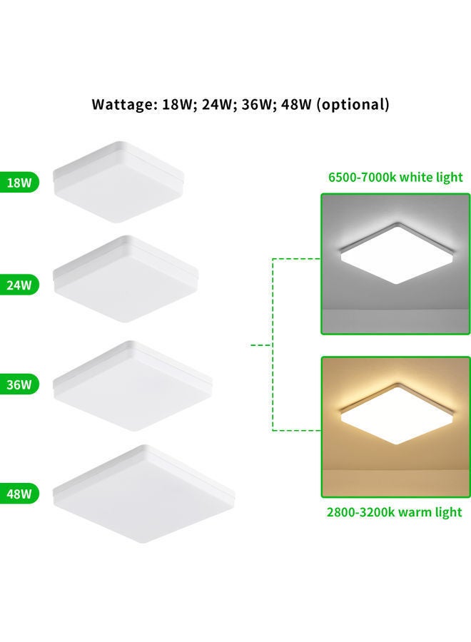 NIBEMINENT LED Ceiling Light Yellow  - Image 5