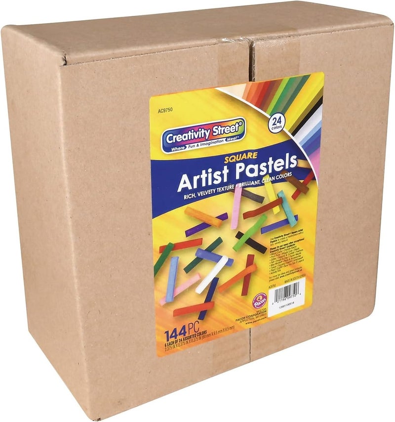 Creativity Street Pacon Square Artist Pastels, Assorted, 2.4" x 0.4" x 0.4" - Image 5