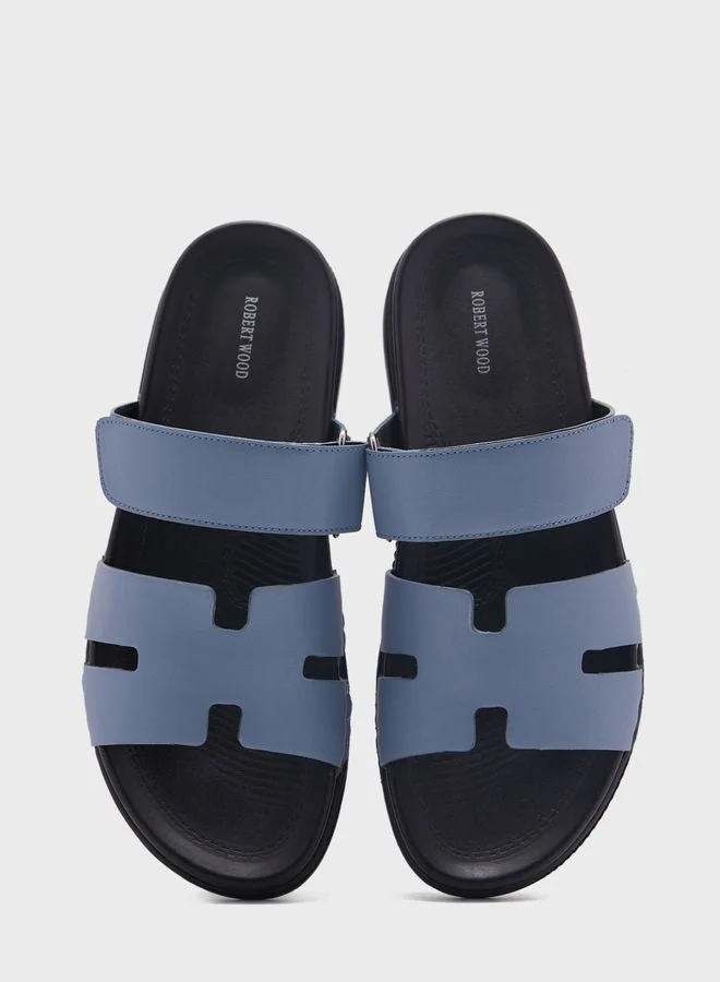 روبرت وود صنادل منزلقة مريحة للقدم