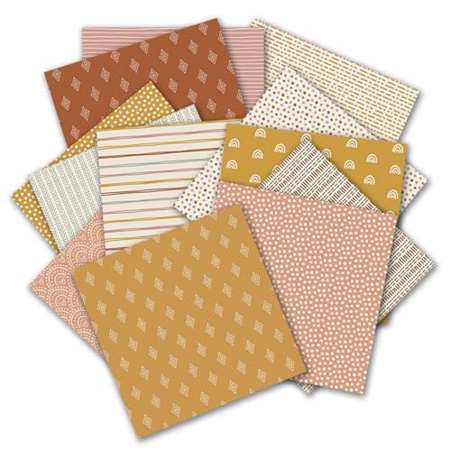 MIATTCLD 12x12 Scrapbook Paper Pads 24 Sheets Double-Sided Decorative Craft Paper, MIATTCLD Vintage Cardstock Papers Colored Patterned Papers Pack - Image 3