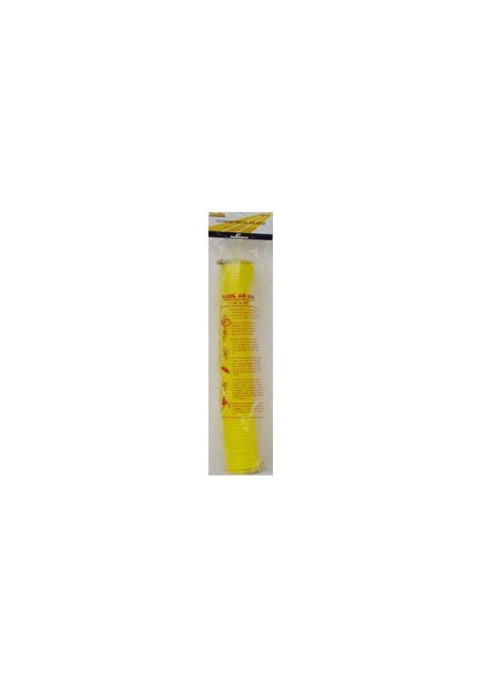 Plews 4-50E-RET Recoil Air Hose - 1/4 in OD MNPT Nylon Yellow