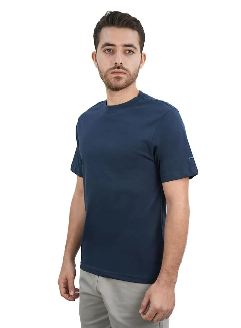 Men's Giordano Cotton Crewneck Slim Fit Tee - Short Sleeve