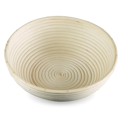 Frieling Round Proofing Basket, Brotform Bread Rising Banneton and Serving Basket, 11-Inch - Image 1