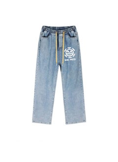 KUYING New One Piece Wide Leg Casual Jeans  - Image 1