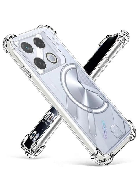 Case Compatible with Infinix GT 20 Pro 5G, HD Clear Ultra Thin Silicone Flexible TPU Gel Anti-Shock Anti-Scratch Case for Infinix GT 20 Pro
