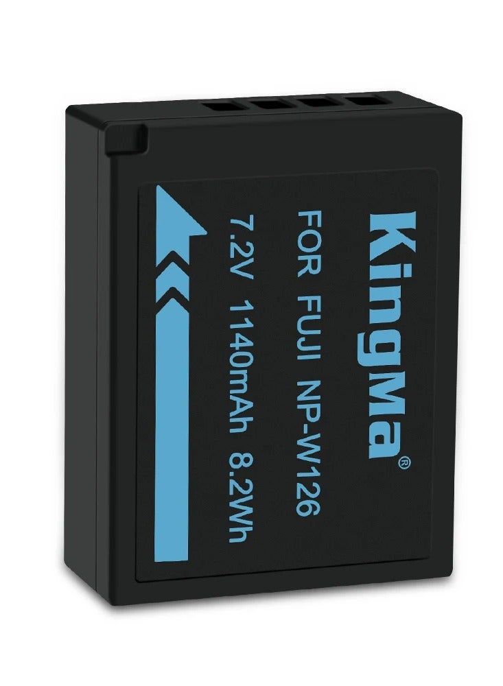 كينج ما KingMa NP-W126 Battery 7.2V 1140mAh For FUJIFILM NP-W126 Battery XT2 XT10 XT20 XT30 XT100 XH1 X100F XA2 - Image 1