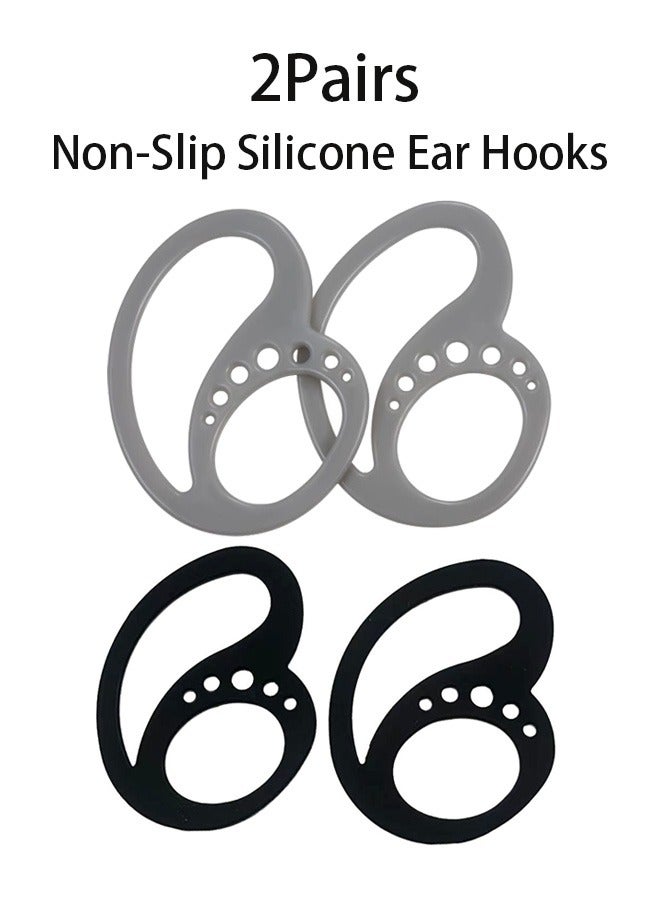 GMORO 2 pairs of non-slip silicone earhook set - Image 1
