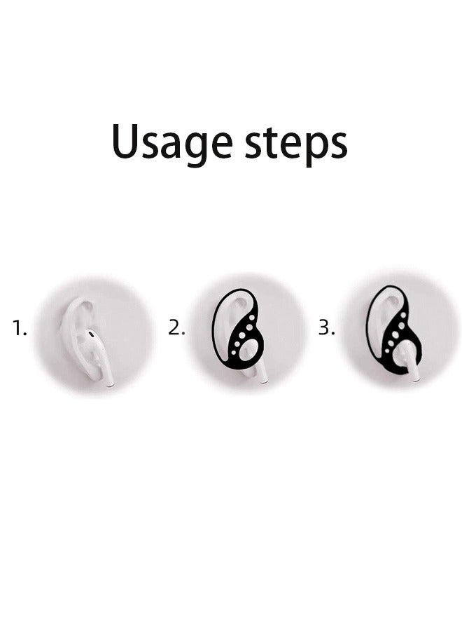 GMORO 2 pairs of non-slip silicone earhook set - Image 4
