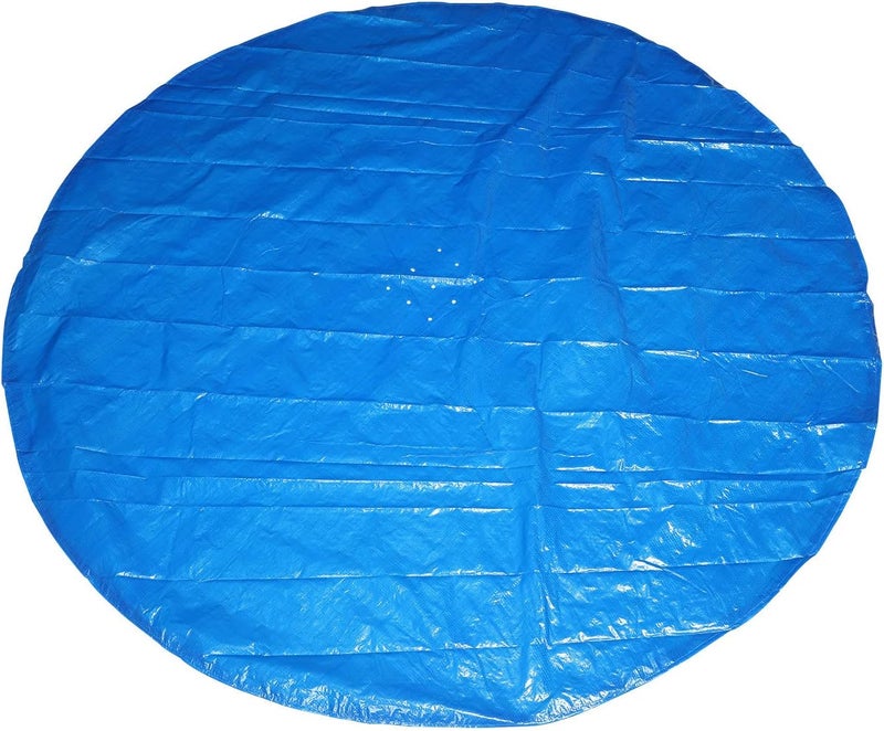 cheekyglo Round Pool Cover - Hot Tub Dustproof Cover, Swimming Pool Covers for Diameter 6 8 10 12 15 Ft, Dust Pool Cover Protector with Drawstring Design for Round Inflatable Swimming Pools (12 Ft, Blue) - Image 5