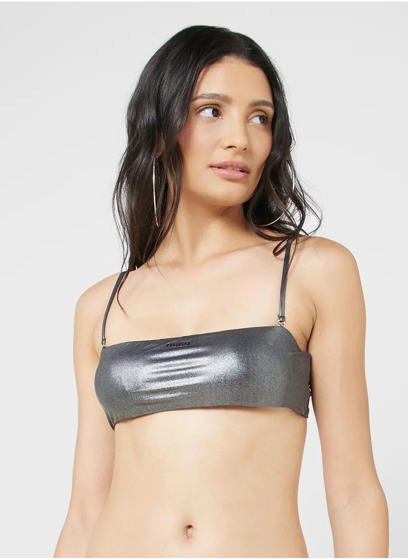 HUGO Strap Detail Bikini Top