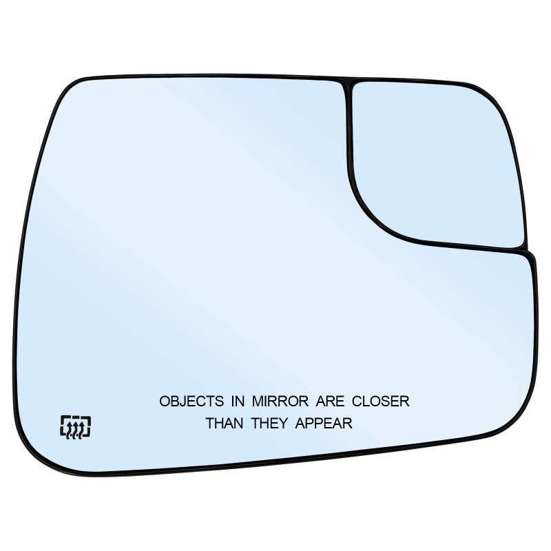 Dodge Ram 1500 Right Side Heated Blind Spot Mirror  Convex Glass with Rear Holder 68402036AA