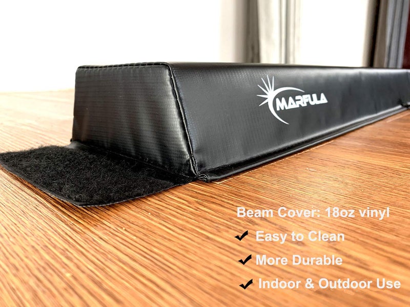 MARFULA 6 FT / 8 FT / 9 FT / 10 FT Balance Beam Folding Floor Gymnastics Equipment for Kids, Non Slip Base, Gymnastics Beam for Training Home Gym Use - Image 4