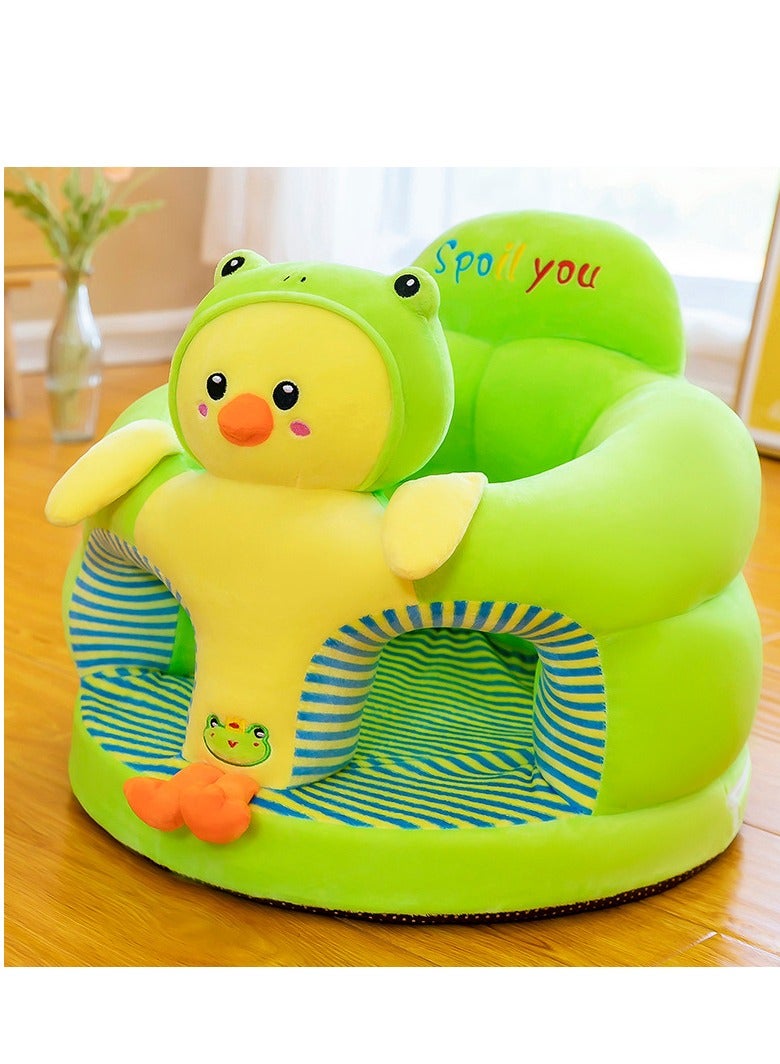 Baby Sofa Learn Sitting Chair, Nursery Sit Support Plush Seat, Soft Hugging Pillow Cushion, Infant Floor Seats, Non-slip Armchair, Cartoon Animal Design, Gift for Kids Boys Girls