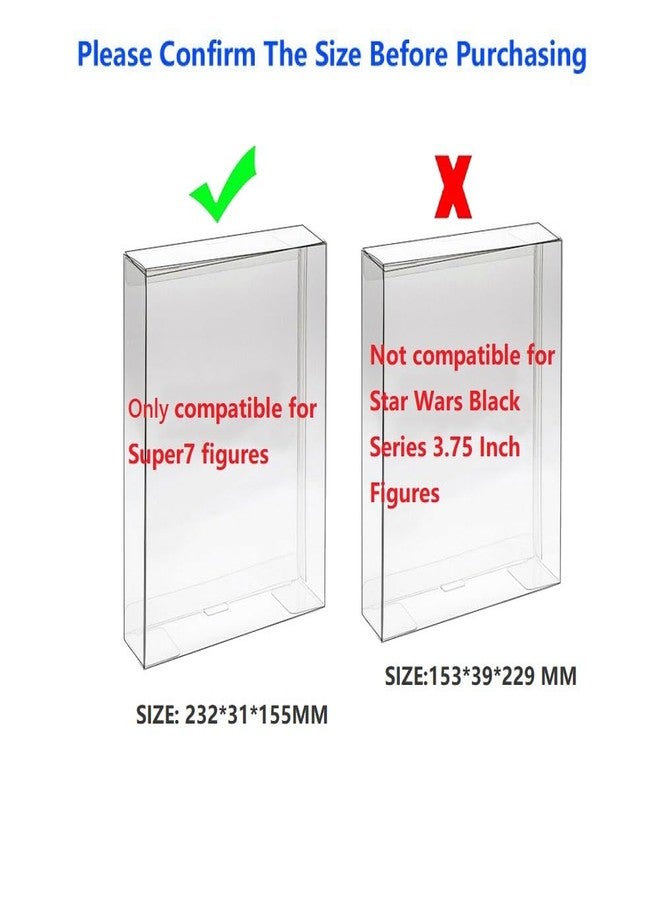 CHILDMORY 10PCS Box Protector Clear Protection Case for Super7 Figures Display Box - Image 3