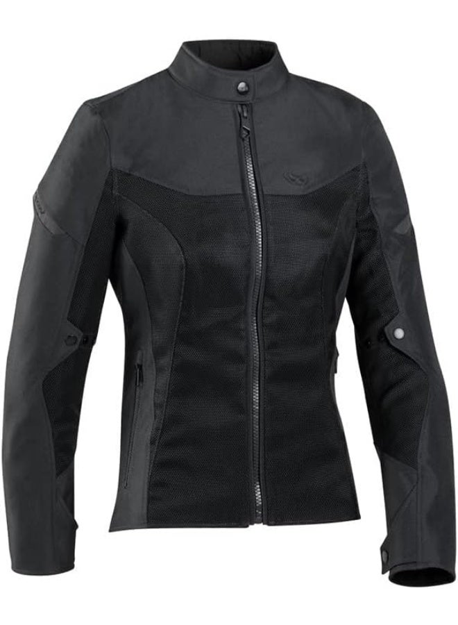 ixon Fresh Lady Ls Textile Jacket For Lady Riders - Black (Medium)  - Image 1