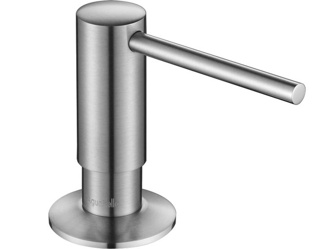 ASF026BN BUILT IN SOAP DISPENSER BRUSHED NICKEL FOR KITCHEN SINK WITH SOAP BOTTLE COUNTERTOP PUMP
