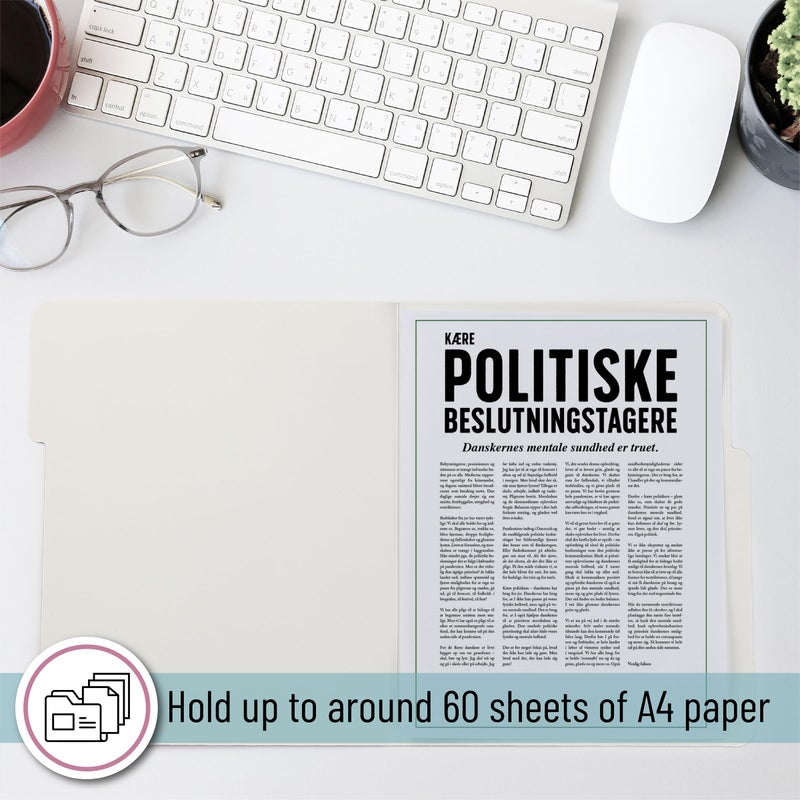 Mr. Pen File Folders, 18 Pack, Morandi Colors, 1/3-Cut Tab, Letter Size, Durable Paper Folders, Office Supplies - Image 4