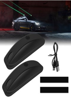 Generic Vehicle Remote Pilot Light Laser,Strobe Lights for Trucks with Remote Control,Strobe Lights for Truck Car Vehicle Emergency Beacon Hazard Warning Lights 2PCS  - Image 2