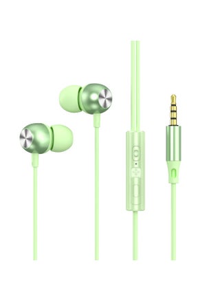 Digital Decoding Audio Wired 3.5 Earphone Metal Inset Macaron Subwoofer Type Wholesale-Color:A5 Apple Green 3.5 Round Mouth (bag) - pzsku/ZD46D1B244351B49D95DCZ/45/1746187915/de195b5b-469e-4ec7-bcc8-199de68c5ff3