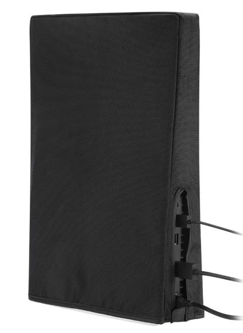 Dust Cover for PS5 Game Console, Anti-Scratch Waterproof Protective Case, Dust Sleeve Guard Cover Compatible for PlayStation 5 Digital Edition & Disc Edition, Black