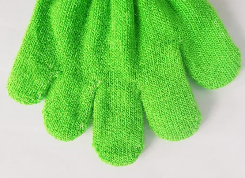 BaiX Toddler Boys and Girls Winter Knitted Writing Gloves, 1-3 Years Old - Image 4