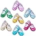 Etistta 7 Pairs of Glitter Doll Shoes Fits for 18 inch Doll Shoes American Dolls Sparkle Accessories - Image 4