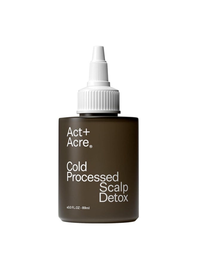 Act+Acre ACT+ ACRE Cold Processed Scalp Detox Oil - Sulfate-Free Care for Flaky, Dry and Itchy Scalp - Promotes Thicker, Fuller-Looking Hair - Image 1