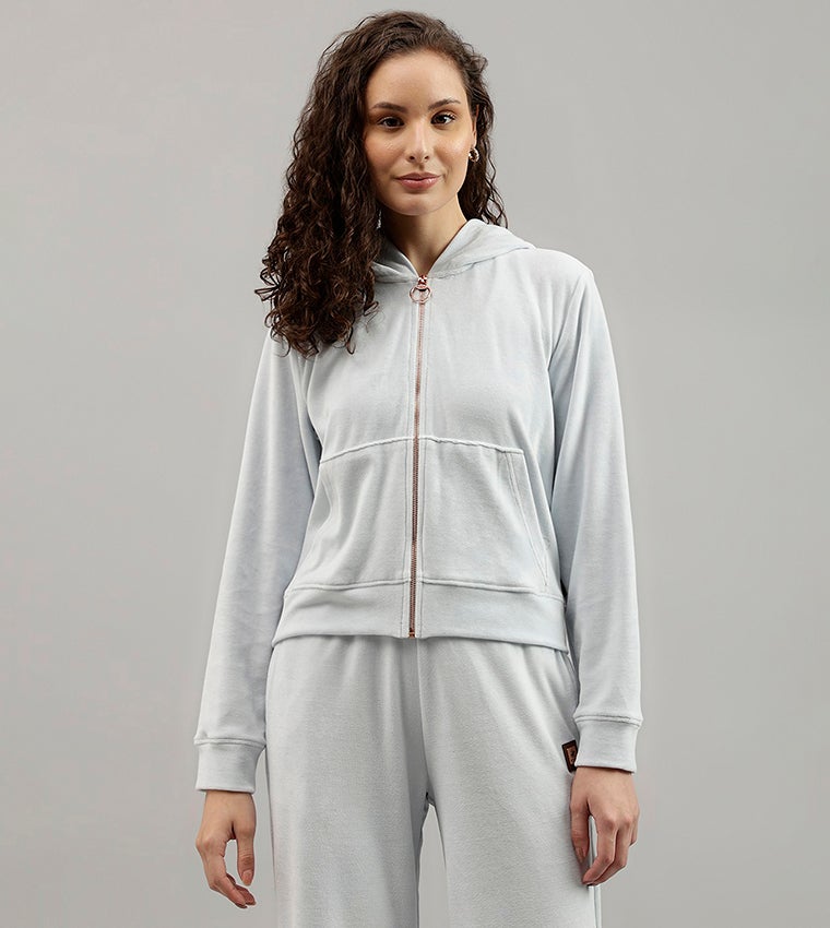 Beverly Hills Polo Club Zip-Through Hooded Jacket