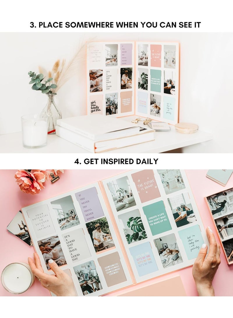 لامير مجموعة لوحة الرؤية من Lamare – مستلزمات لوحة الأحلام الفاخرة – مستلزمات كاملة للوحة الرؤية للنساء، مستلزمات لوحة المزاج وكتاب الكولاج لتجسيد الأحلام - Image 4