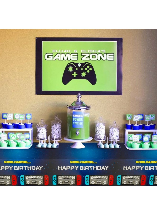 3 Pack Video Game Tablecloth, Blue Gamer Birthday Decorations Disposable Plastic Rectangle Tablecloths For Kids Player Gamer Party Supplies 51" X 87" - pzsku/ZD46DA2CC3D033D30BD5AZ/45/_/1732778084/8d00cd2a-dff9-40ed-a2d2-c1cd4a17923f