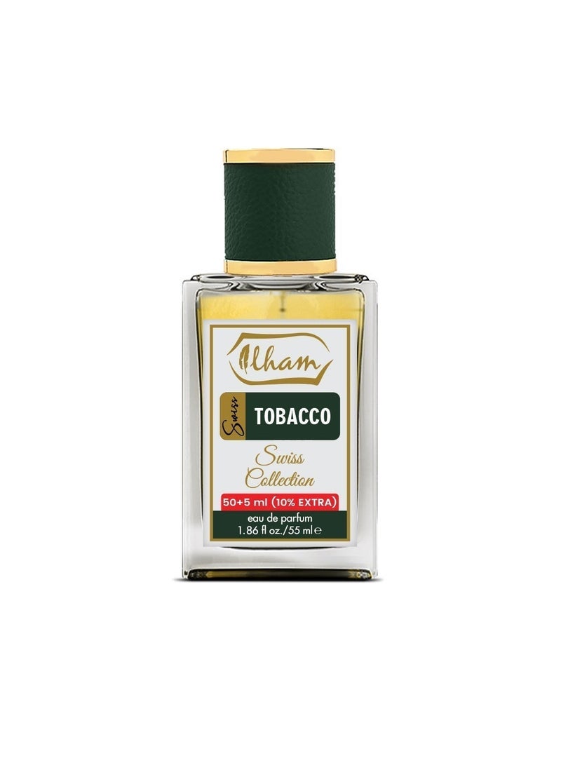 ILHAM PERFUMES Swiss Tobacco (50ml+5ml) 10% EXTRA 55ml EDP FOR UNISEX - Image 3