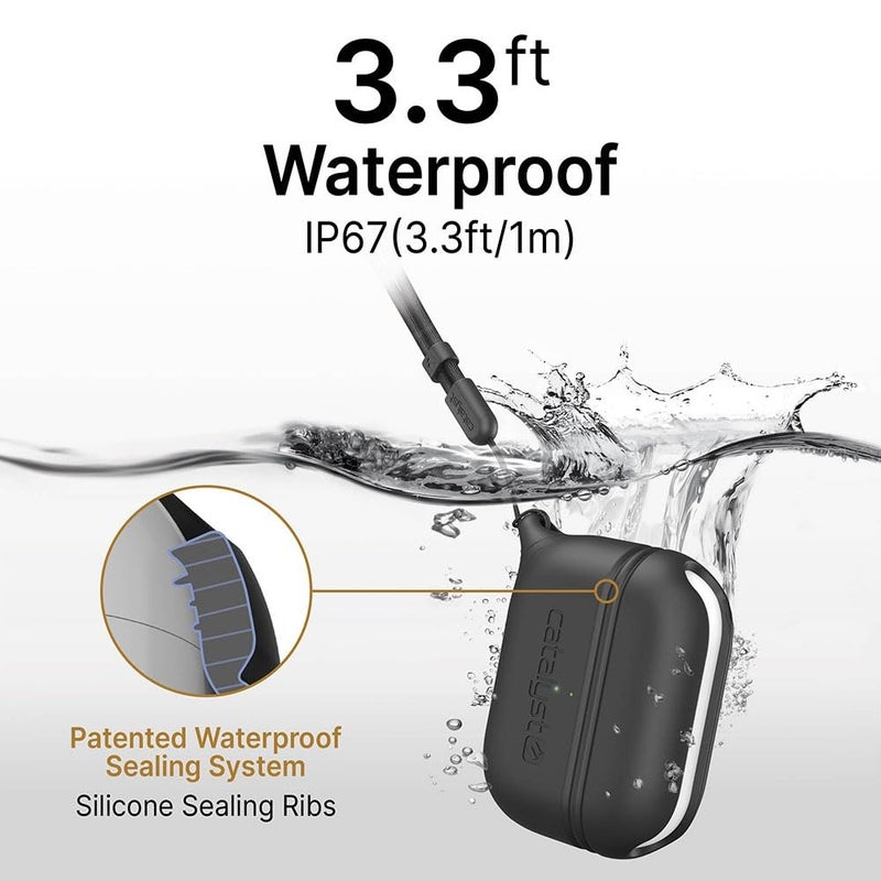 Catalyst Waterproof Case for AirPods Pro 2nd Generation and AirPods Pro 1st Generation - Wireless and USB-C Charging Compatible, One Piece Design, High Drop Protection Case with Lanyard - Image 4
