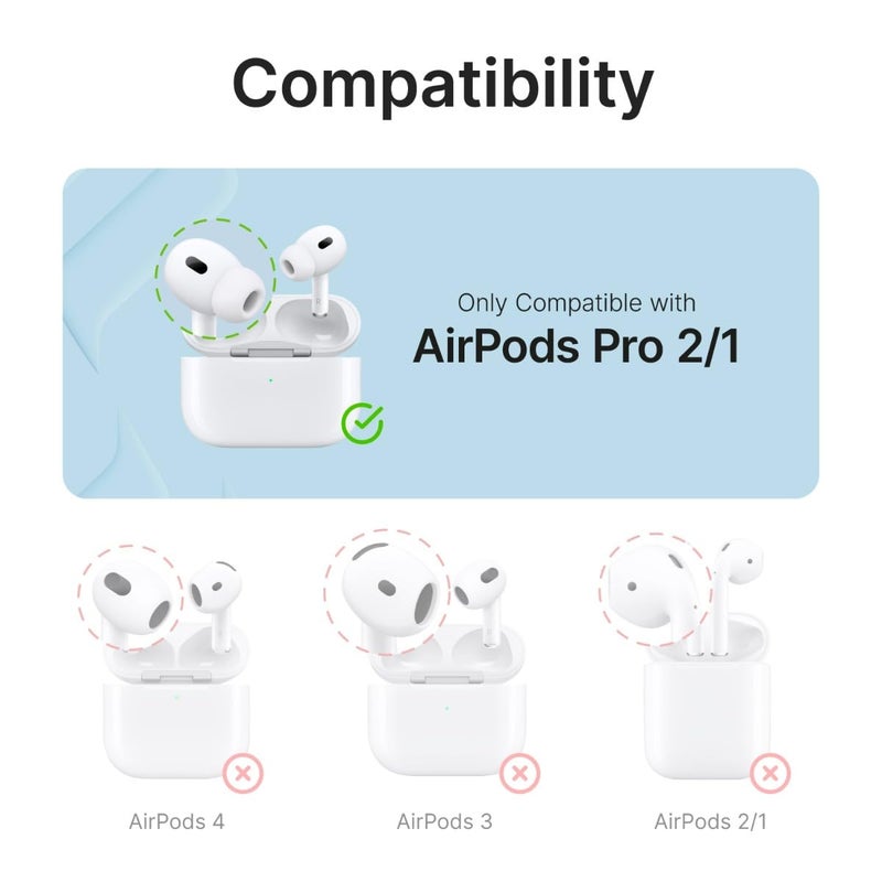 Catalyst Waterproof Case for AirPods Pro 2nd Generation and AirPods Pro 1st Generation - Wireless and USB-C Charging Compatible, One Piece Design, High Drop Protection Case with Lanyard - Image 2