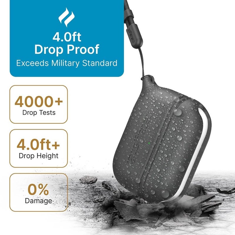 Catalyst Waterproof Case for AirPods Pro 2nd Generation and AirPods Pro 1st Generation - Wireless and USB-C Charging Compatible, One Piece Design, High Drop Protection Case with Lanyard - Image 5