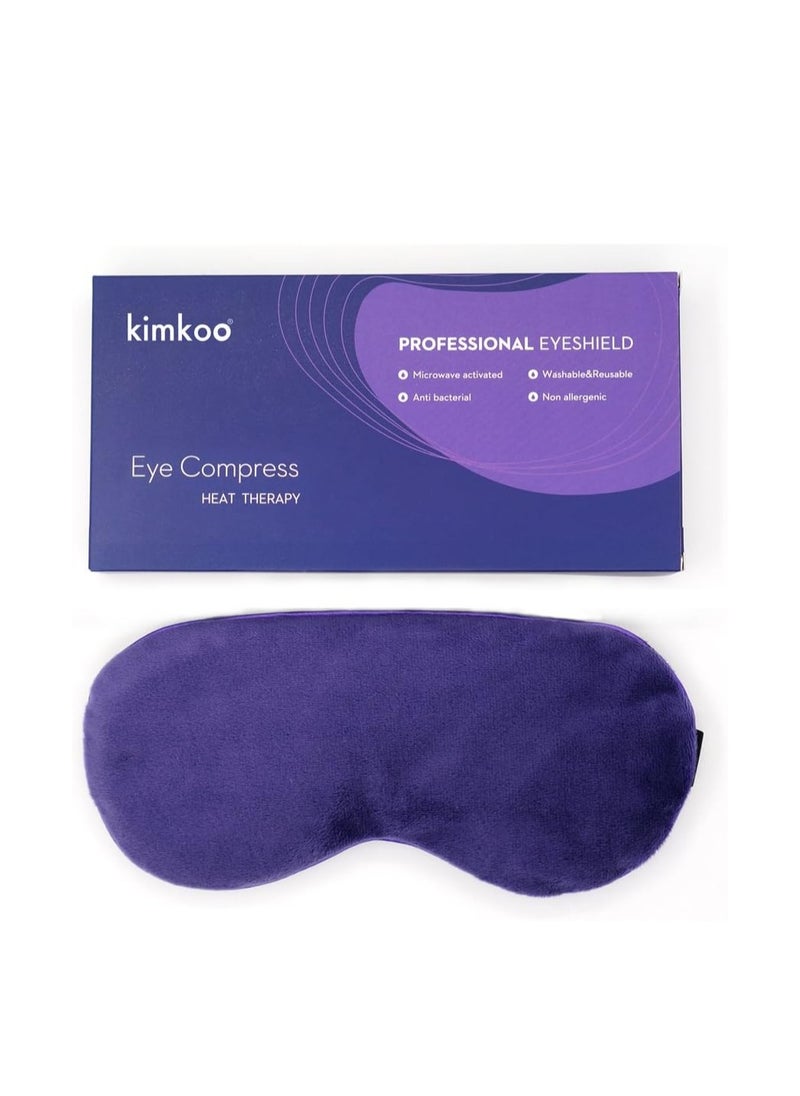 kimkoo Moist Heat Eye Compress&Microwave Hot Eye Mask for Dry Eyes，Heated Eye Mask Natural and Healthy Therapies  - Image 1