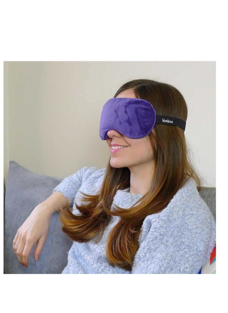 kimkoo Moist Heat Eye Compress&Microwave Hot Eye Mask for Dry Eyes，Heated Eye Mask Natural and Healthy Therapies  - Image 3