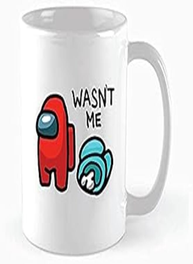 OR Among us white printed mug