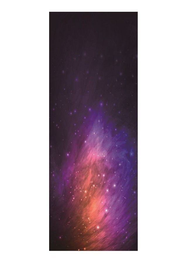 YOGA High Quality Natural Rubber Yoga Mat With Galaxies Nebula Pattern Anti Slip Fits All Your Exercises  - Image 1