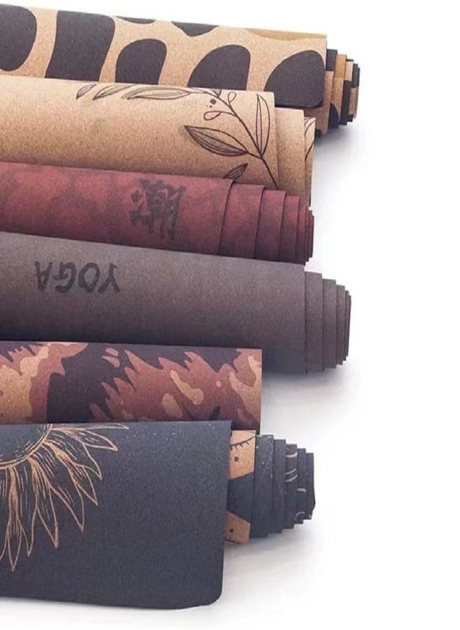 YOGA High Quality Natural Rubber Yoga Mat With Galaxies Nebula Pattern Anti Slip Fits All Your Exercises  - Image 5