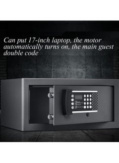 Jorunb Security Safe - Digital Safe Electronic Steel Lock Box with Keypad to Protect Money, Jewelry, Passports for Home, Business or Travel Black  - Image 3