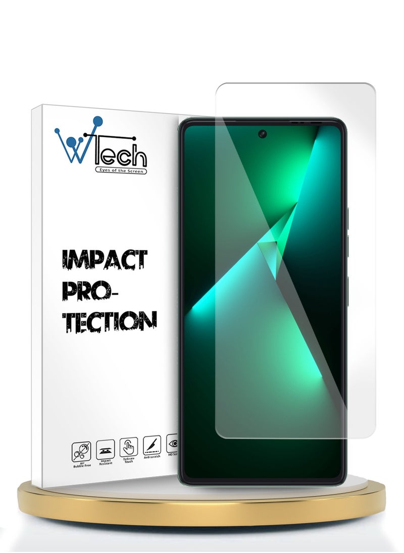 Wtech Tecno Pova 6 4G / Tecno Pova 6 Pro 5G 2024 Premium Series Curved Edges 9H 2.5D Tempered Glass Screen Protector (MSG9CN) - Clear  - Image 1