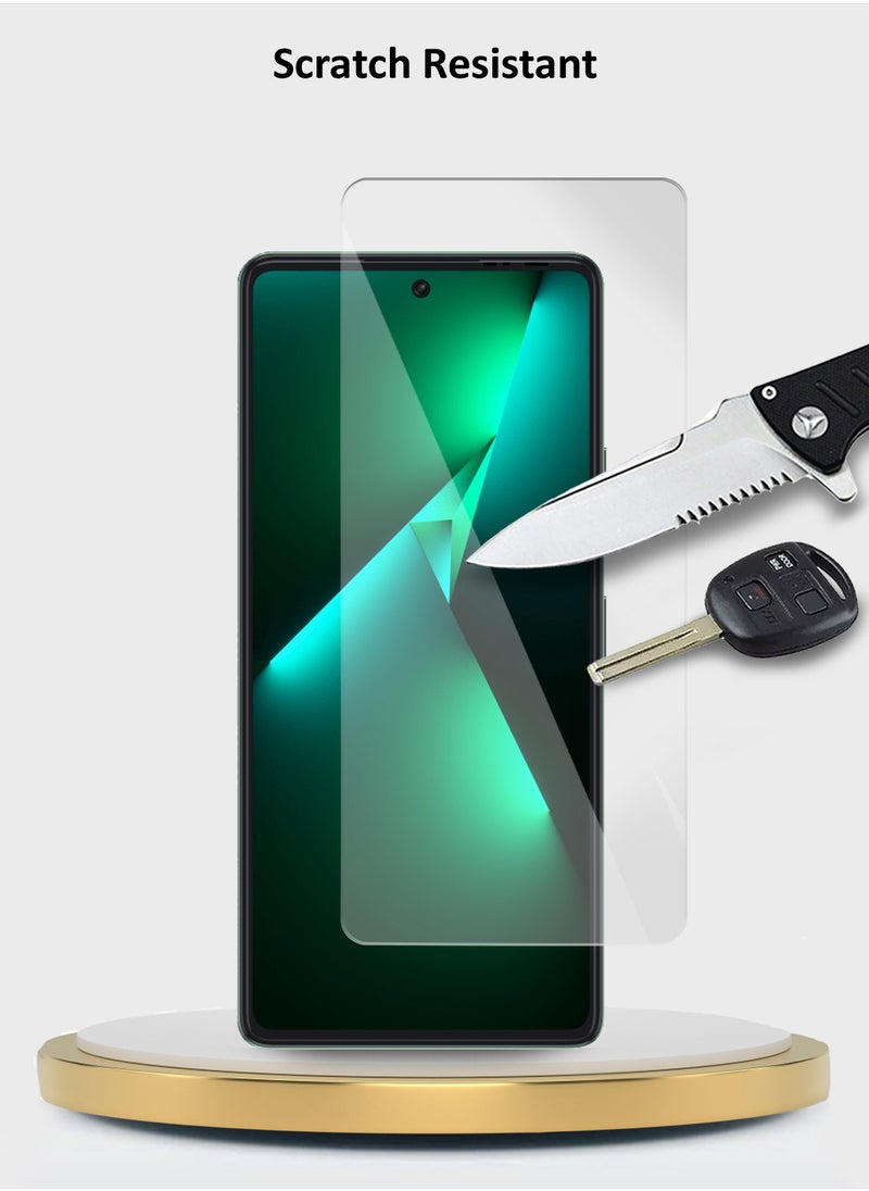 Wtech Tecno Pova 6 4G / Tecno Pova 6 Pro 5G 2024 Premium Series Curved Edges 9H 2.5D Tempered Glass Screen Protector (MSG9CN) - Clear  - Image 3
